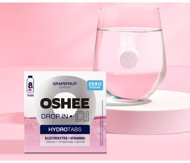 OSHEE Tabletki musujące DROP IN Hydrotabs Electrolytes & Vitamins - 1546747 - zdjęcie 4